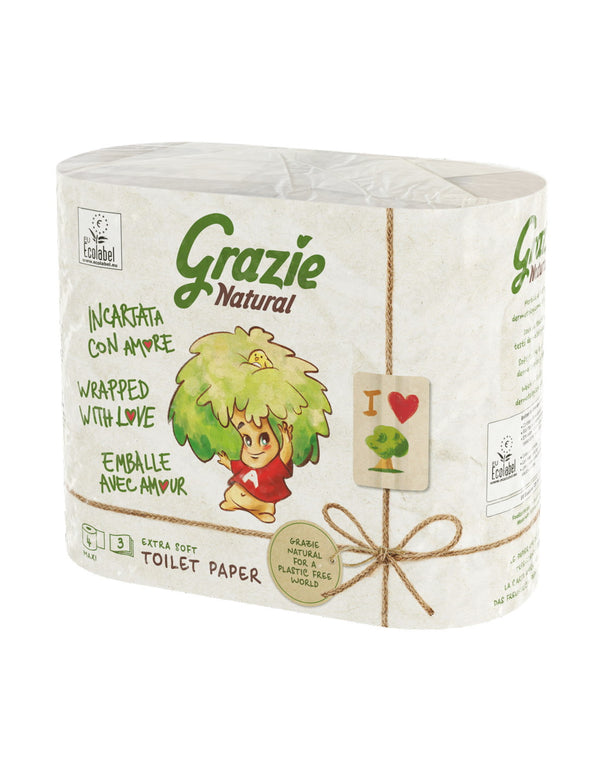 Papel wc 4 rollos maxi 3 capas Ecológico