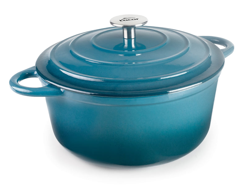 Cacerola hierro fundido azul