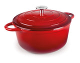 Cacerola hierro fundido rojo