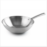 Sartén Wok acero inoxidable 28 cm - Cocuisine