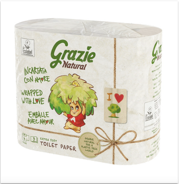 Papel wc 4 rollos maxi 3 capas Ecológico