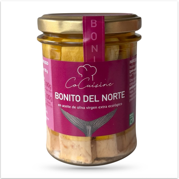 Bonito del Norte en Aceite de oliva virgen extra ecológico 190 gr