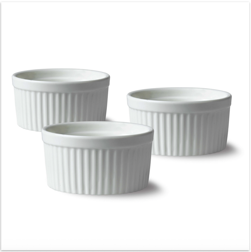 Molde porcelánico para hornear 3 Unidades