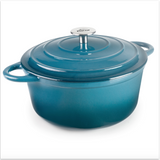 Cacerola hierro fundido azul