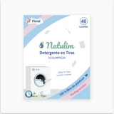 Detergente Eco-Tiras Floral 40 lavados