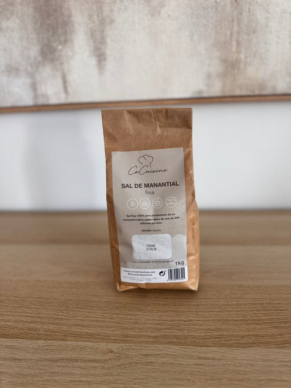 Sal de manantial fina 1 Kg