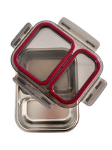 PREVENTA ENVIO 2/9 Tupper 2 compartimentos estanca acero inox 18/10
