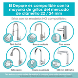 Sistema ultrafiltración con Zeolita sobre encimera