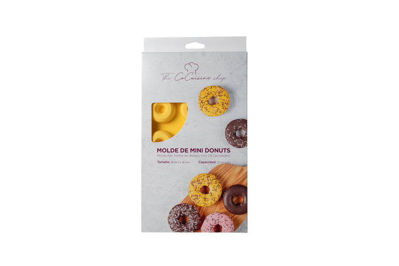 Molde donuts /donas Silicona 6 cavidades pequeñas